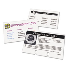 Unruled Index Cards for Laser
and Inkjet Printers, 3 x 5,
White, 150/Box -
CARD,INX,3X5,LSR,3/SH,WHT