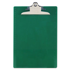 Recycled Plastic Clipboards,
1&quot; Capacity, Holds 8-1/2w x
12h, Green -
CLIPBOARD,RECYCLED,GN