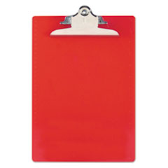 Recycled Plastic Clipboards,
1&quot; Capacity, Holds 8-1/2w x
12h, Red -
CLIPBOARD,RECYCLED,RD