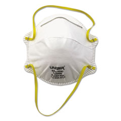 Disposable Dust and Mist
Respirator, White w/Yellow
Straps - RESPIRATOR DUST
MASK20/BOX