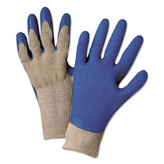 Latex Coated Gloves 6030, Gray/Blue, X-Large -