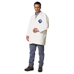 Tyvek Lab Coat, White, Extra
Large - C-TYVEK LAB COAT UNIV
SNAP W/2 POCKET 30/CASE