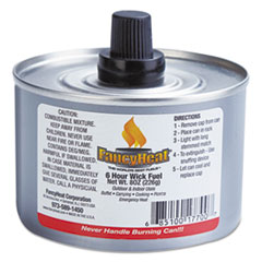 Chafing Fuel Can, Stem Wick,
4-6 Hour Burn, 8 oz -
C-CHAFING FUEL STEM WICK 6HR
24