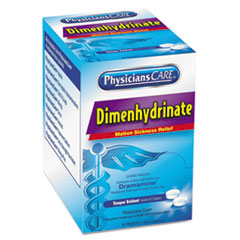 Dimenhydrinate (Motion
Sickness) Tablets, 2/Pack, 50
Pack/Box - DIMENHYDRENATE
TBLTS MOTION SICKNESS 2PK
50/BOX
