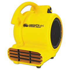 Mini Air Mover, Yellow, 8&quot;, Plastic, 500 cfm - C-AIR MVR