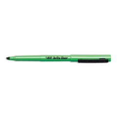 Brite Liner Highlighter,
Chisel Tip, Fluorescent Green
Ink, 12 per Pack -
HILIGHTER,BRITELINER,FLGN