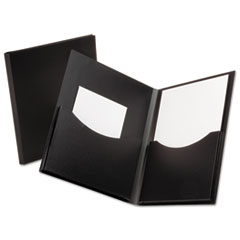 Double Stuff Gusseted
2-Pocket Polypropylene
Folder, 200-Sheet Capacity
Black - FOLDER,DBLE
STUFF,2PKT,BK