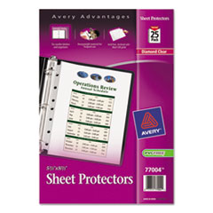 Top Load Sheet Protector,
Heavyweight, 8.5 x 5.5, Clear
- PROTECTOR,SHT,HW,25PK,CLR