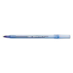 Round Stic Ballpoint Stick Pen, Blue Ink, Medium -