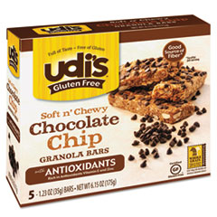 Gluten Free Granola Bars,
Chocolate Chip Antioxidant,
1.23 oz Bar - FOOD,GF,CHOC
CHIP BARS
