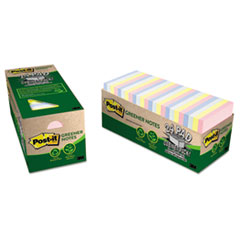 Recycled Notes, 3 x 3,
Helsinki, 24 75-Sheet
Pads/Pack -
NOTE,PD,RECY,3X3,24PK,AST