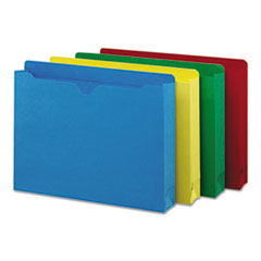 File Jacket, 2-Ply Tab, 2&quot;
Accordion Expansion, Letter,
Assorted Colors - EXP FILE
JACKET 11PT LEGAL ASST 50/BOX