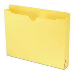 File Jacket with 2-Ply Tab
and 2&quot; Accordion Expansion,
Letter, Yellow - EXP FILE
JACKET LTTR YEL 50/BOX