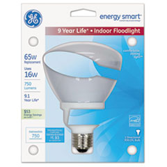 Energy Smart Indoor
Floodlight Fluorescent Light
Bulb, R30, 750 lm, Soft White
- C-FLOODLIGHT 15W 1PK SFT
WHI 1/EA