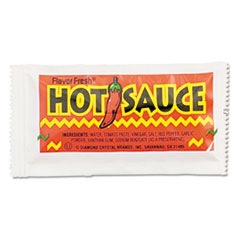 Flavor Fresh Condiment Packets, Hot Sauce, 3 g