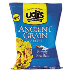 Gluten Free Ancient Grain
Crisps, Sea Salt, 4.93 oz Bag
- FOOD,GF,AG,SEA SALT CRISP