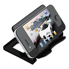 Smartphone Stand,
1-Compartment, 4 x 2 3/4 x 2
3/4, Black -
STAND,SMARTPHONE,BK