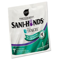 Sani-Hands Sanitizing Wipes
with Tencel, White, 5 x 7 3/4
- C-SANI HANDS WITH TENCEL
WIPE BULK 3000 PKS/CS