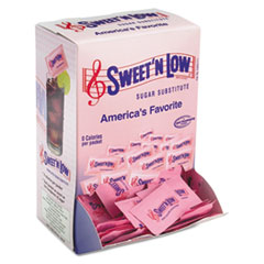 Zero Calorie Sweetener, 1 g
Packet, 400 Packet/Box -
SWEET N LOW SGR SUB PKT 4/CS