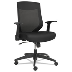 EBK Series Synchro Mid-Back Mesh Chair, Black/Black Frame