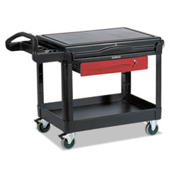 TradeMaster Cart, 500-lb
Cap., 1 Shelf, 38 5/8w x 52
1/2d x 37 7/8h, Black -
TRADEMASTER 24X36 PROFESSINAL
CONTRACTOR&#39;S CART