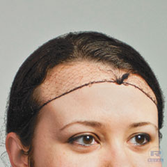 Latex-Free Hairnets, Nylon, Brown, X-Large - C-C-LTX-FREE