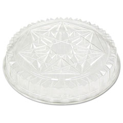 Round CaterWare Dome-Style
Food Container Lids, 1-Comp,
Clear, 12dia - DEEP DOME PLAS
CTRWR LID 12X2.5 CLE 50