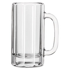 Glass Mugs &amp; Tankards, 12 oz,
Clear, Paneled Beer Mug -
PANELED MUG-12 OZ.(12)