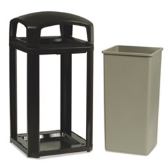 Landmark Series Classic Dome
Top Container w/Ashtray,
Plastic, 50 gal, Sable - [HC]
50 GAL DOMETOP W/ASHTRAY