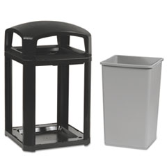 Landmark Series Classic Dome
Top Container w/Ashtray,
Plastic, 35 gal, Sable - [HC]
LANDMARK CONT 35
