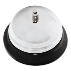Call Bell, 3-3/8&quot; Diameter,
Brushed Nickel - CALL BELL
BRUSHED NICW/BLA BASE 3-3/8IN
DIA