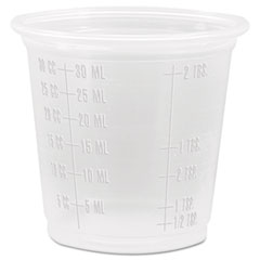 Conex Complements Graduated
Plastic Portion/Medicine
Cups, 1 1/4 oz, Translucent -
CONEX GRAD MEDCL CUP 1.25OZ
CLE 20/125