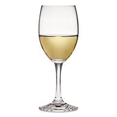 Glass Stemware, Florentine White Wine Glass, 8 1/2 oz,