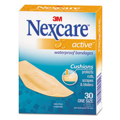 Nexcare Active Extra Cushion
Flexible Foam Bandages, 1
1/16 x 3, Adhesive -
C-NEXCARE ACTIVE BANDAGE
1.125X3 30