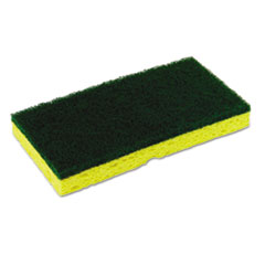 Medium-Duty Scrubber Sponge, 3 1/8 x 6 1/4 in,