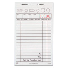 Guest Check Book, Carbonless Duplicate, 50/Book - PPR BKD