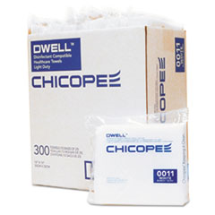 Healthcare Towels, White, Polyester, 12 x 13 - C-DWELL