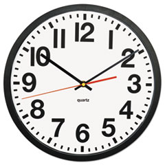 Large Numeral Clock, 13&quot;,
Black - CLOCK,13.75&quot;,LGE
NUMBR,BK