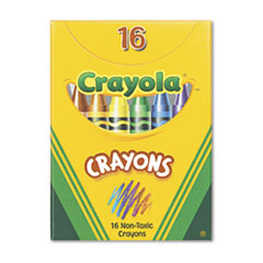 Classic Color Pack Crayons, Tuck Box, 16 Colors/Box -