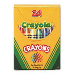 Classic Color Pack Crayons, Tuck Box, 24/Box -
