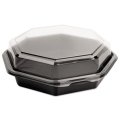 OctaView CF Containers, Black/Clear, 21oz, 7.94w x
