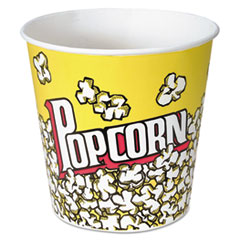 Paper Popcorn Bucket, 85 oz,
Popcorn Design, 15/Pack - DBL
SD POLY POPCRN BKT 85OZ
POPCORN DSGN 150
