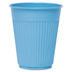 Plastic Medical &amp; Dental Cups, Fluted, Blue, 5oz -