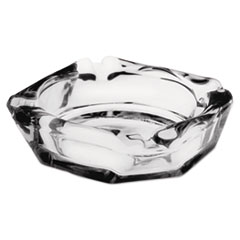 Glass Ashtray, Square, 3 5/8&quot;, Clear - 3.625IN SQUARE