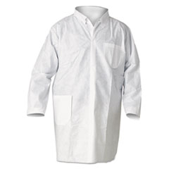 A30 Breathable Splash &amp;
Particle Protection Coveralls
iFLEX* Stretch Panels, L -
KLNGRD A20 LAB COAT MED SNAP
W/2 POCKET WHI 25