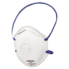 R10 Particulate Respirator,
N95, White, One Size Fits All
- KLNGRD N95 M10 PARTIC
RESPIR W/VALVE BLU 8/10
