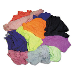 Colored T-Shirt Rags, Multicolored, Multi-Fabric,10