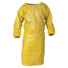 A30 Breathable Splash &amp;
Particle Protection Coveralls
iFLEX* Stretch Panels, M -
KLNGRD A70 CHEM SPR SMOCK
44IN YEL 25