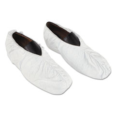 Tyvek Shoe Covers, White, One Size Fits All - C-TYVEK SHOE