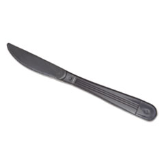 Heavyweight Cutlery, Knives, Plastic, Black - PP HVY WT